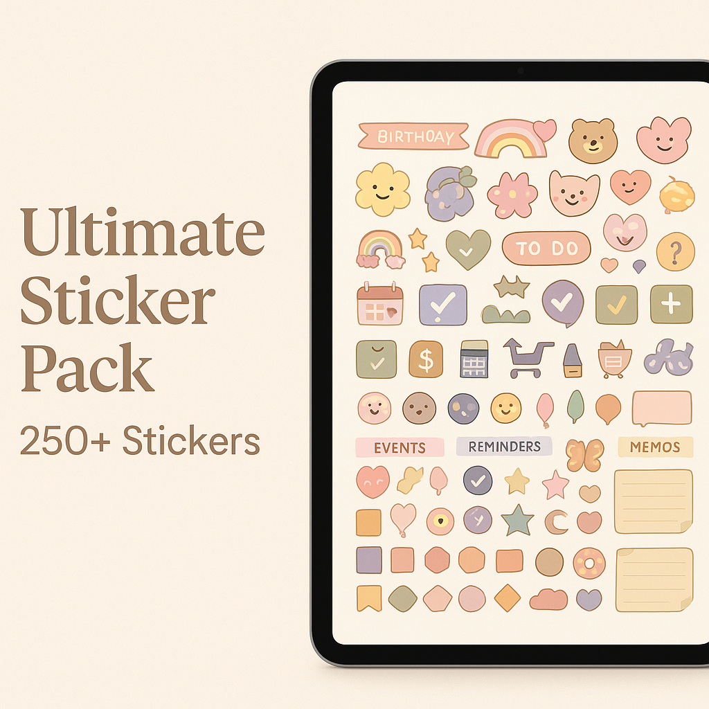 Ultimate Sticker Pack (250+ stickers)