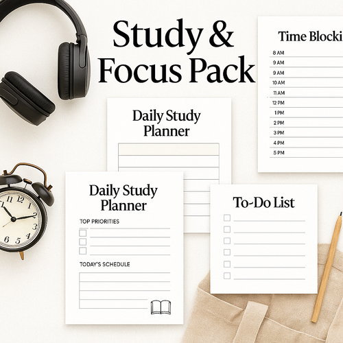 Study & Focus Pack