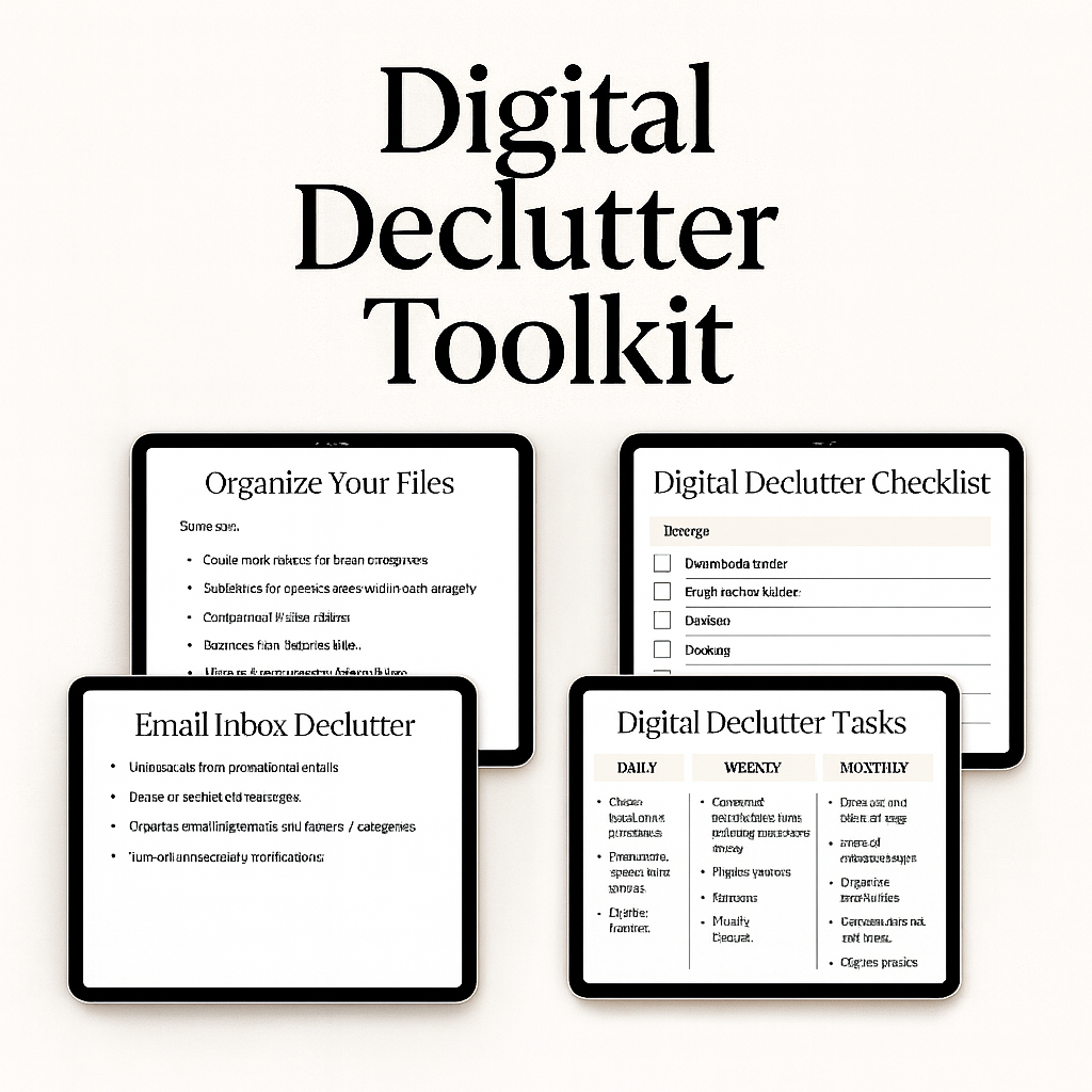 Digital Declutter Toolkit