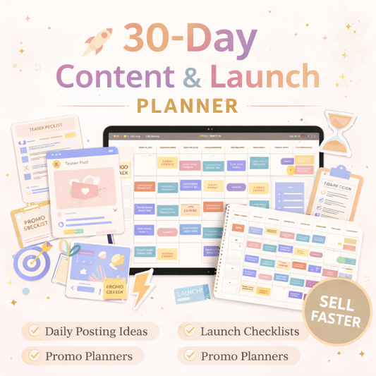 30-Day Content & Launch Planner