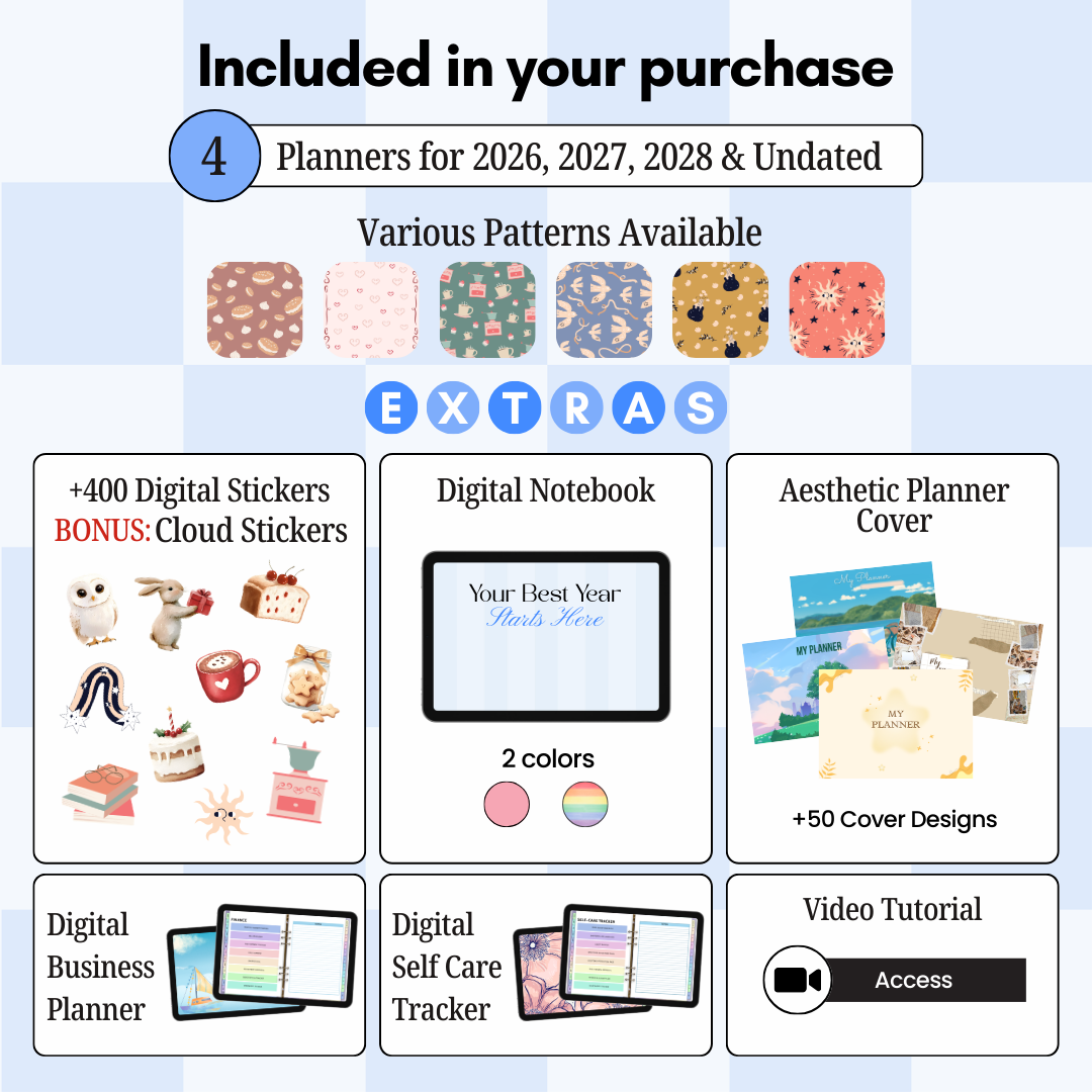 All-in-One Aesthetic Paper-to-Digital Planner