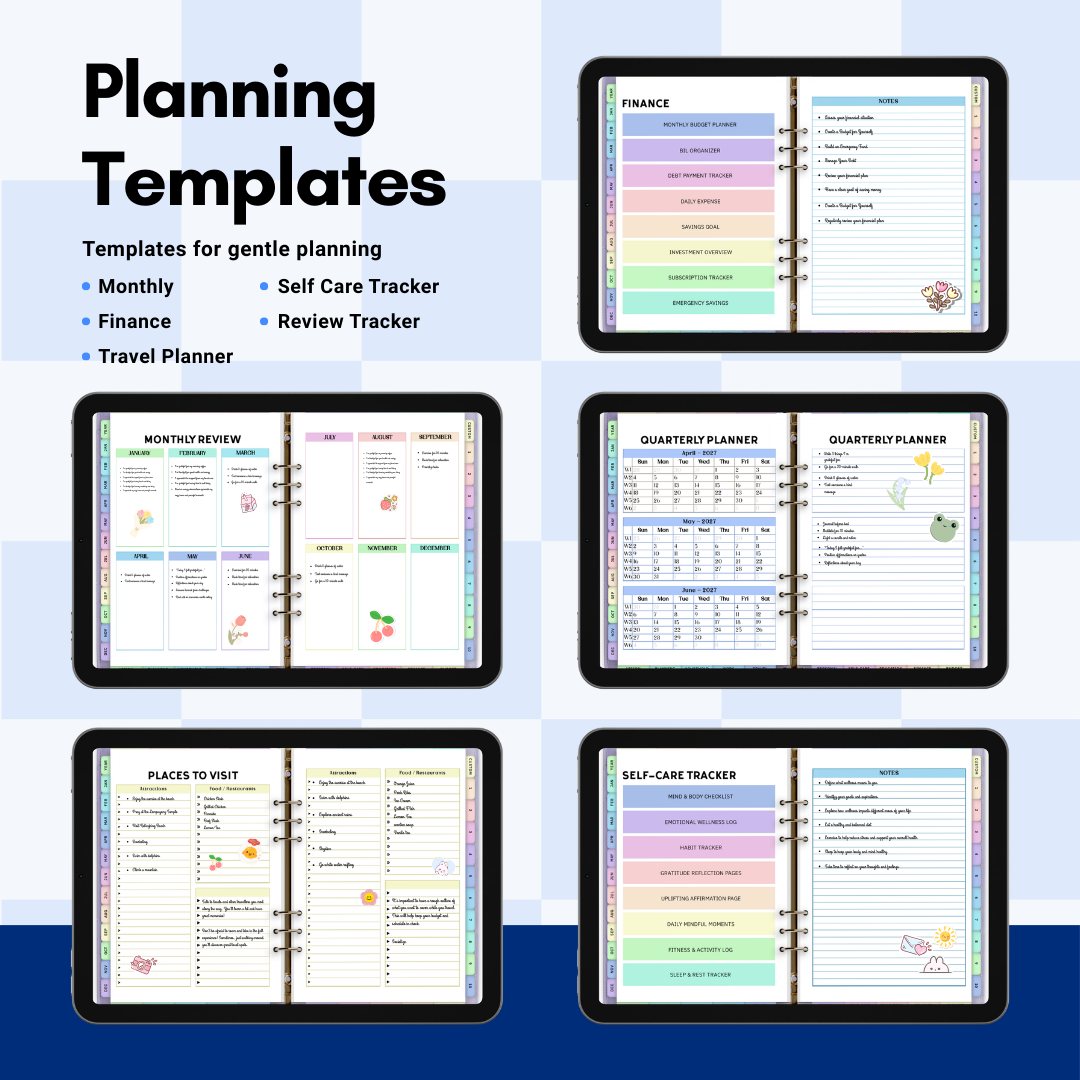 All-in-One Aesthetic Paper-to-Digital Planner