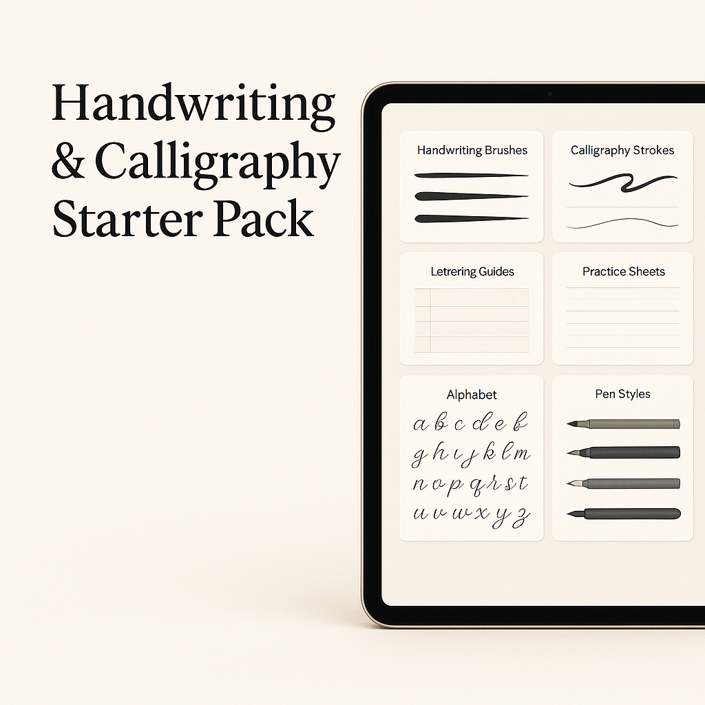Handwriting & Calligraphy Starter Pack