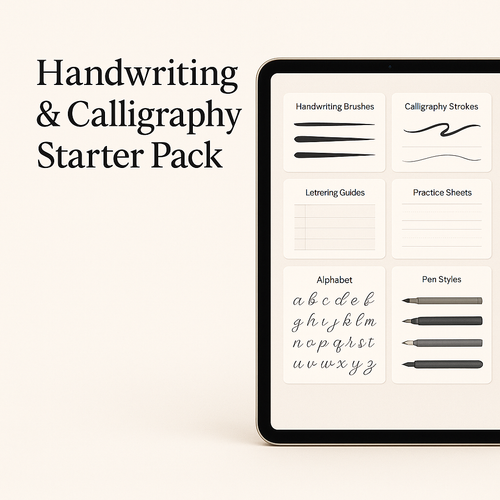 Handwriting & Calligraphy Starter Pack