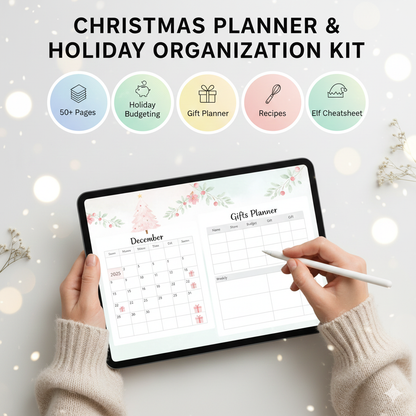 Christmas Monthly Planner Kit (December 2025 Edition)