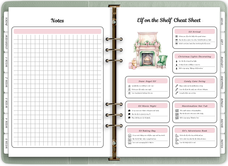 Christmas Monthly Planner Kit (December 2025 Edition)