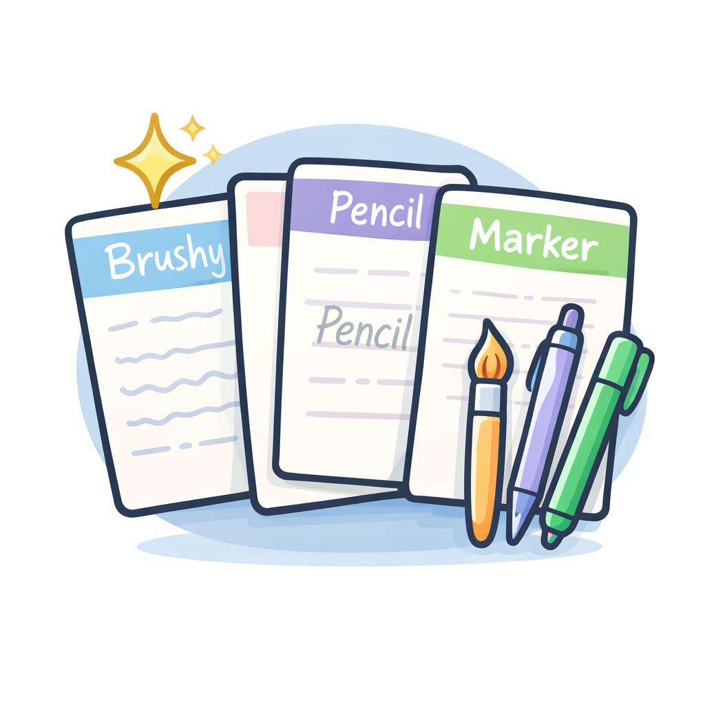Handwriting Font Pack