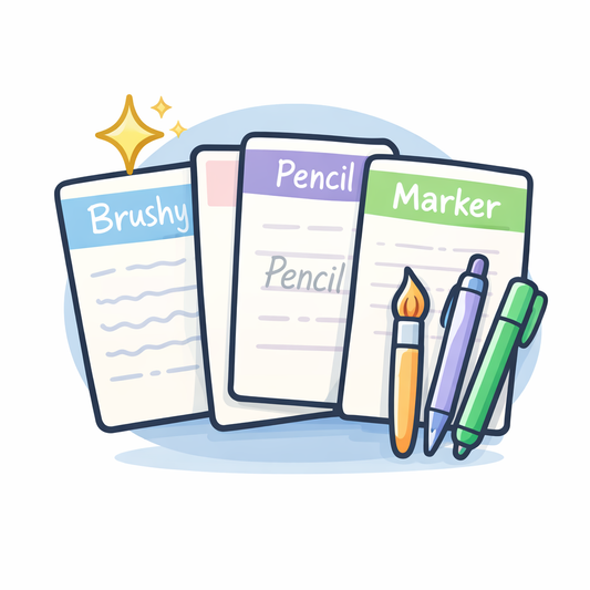 Handwriting Font Pack