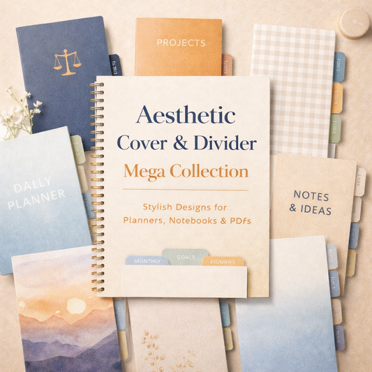 Aesthetic Cover & Divider Mega Collection