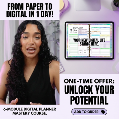 Digital Planner Mastery Course