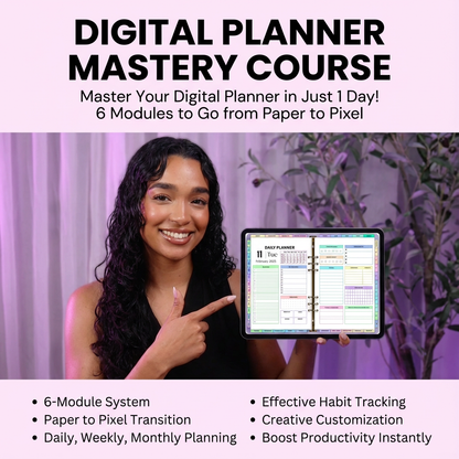 Digital Planner Mastery Course