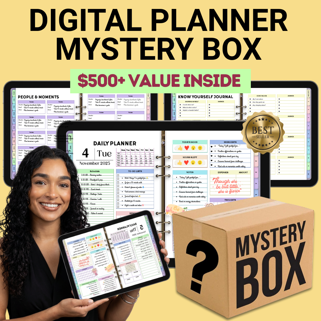 Digital Planner Mystery Box